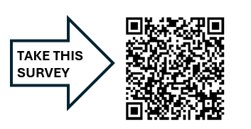 Citizen survey link and QR Code is shown.